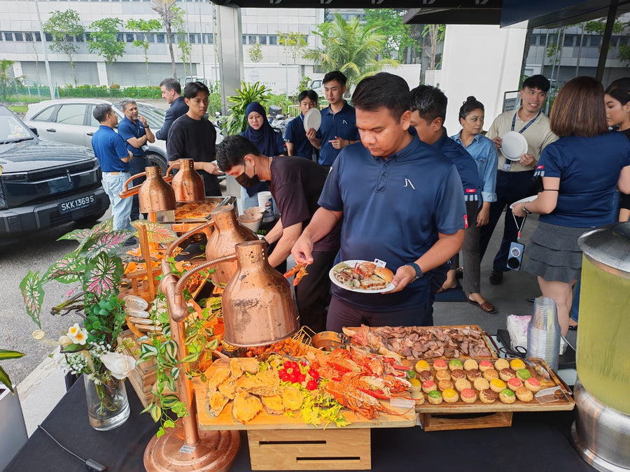 Usual cookouts for offices venues