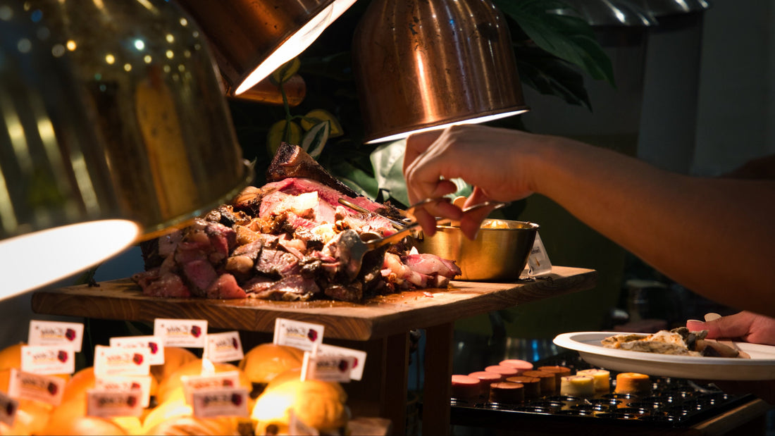 EZBBQ chef at live grilling station