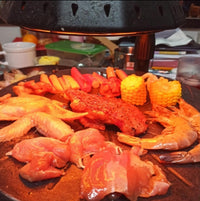 SMOKELESS Infra-Red Tabletop Set (Teflon) - EZBBQ Singapore