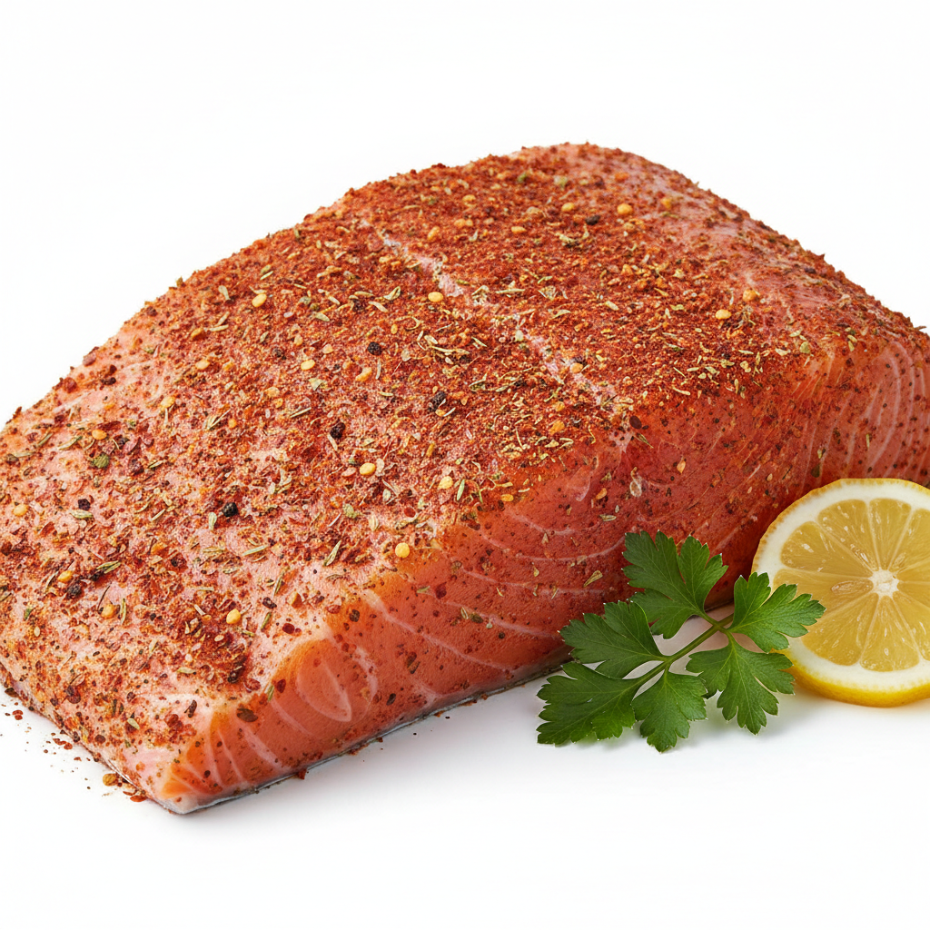 Salmon Steak - Harissa (500gm) - EZBBQ Singapore