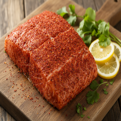 Salmon Steak - Harissa (500gm)
