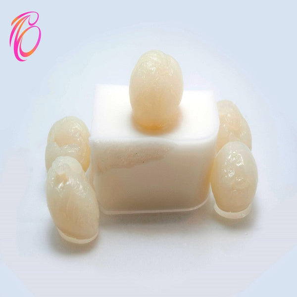 Iced Longan in Almond Jelly