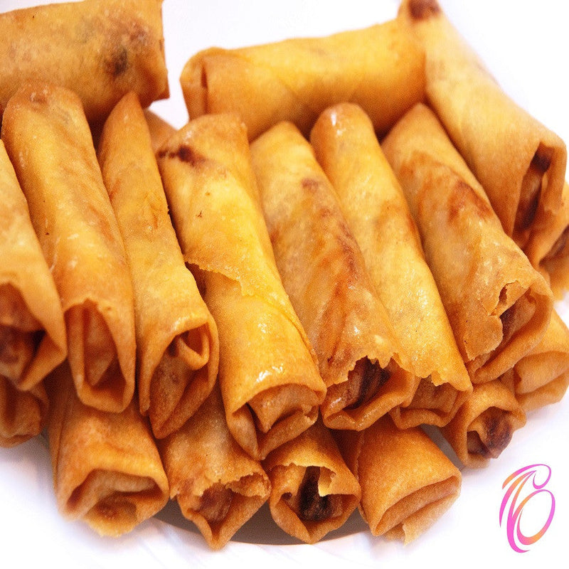 Fried Vegetarian Spring Rolls (10 pcs) Side Dishes EZBBQ - BBQ Wholesale & Events BBQ Catering 