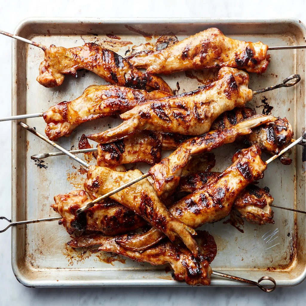 Grilled Chicken Wings (10 Sticks) Side Dishes EZBBQ - Halal BBQ & Catering Singapore 
