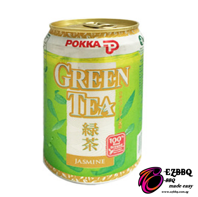 Pokka Green Tea (24 Cans) Drinks EZBBQ - BBQ Wholesale & Events BBQ Catering 