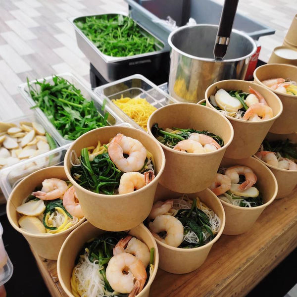 Booth - Fresh Prawn Noodles Serving