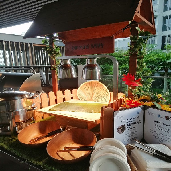 Booth - Chicken Satay Service KampungTimes Catering, by EZBBQ 