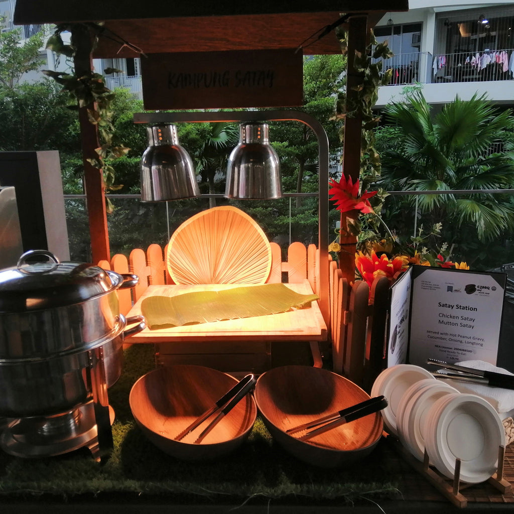 Booth - Jumbo Mixed Satay Service KampungTimes Catering, by EZBBQ 