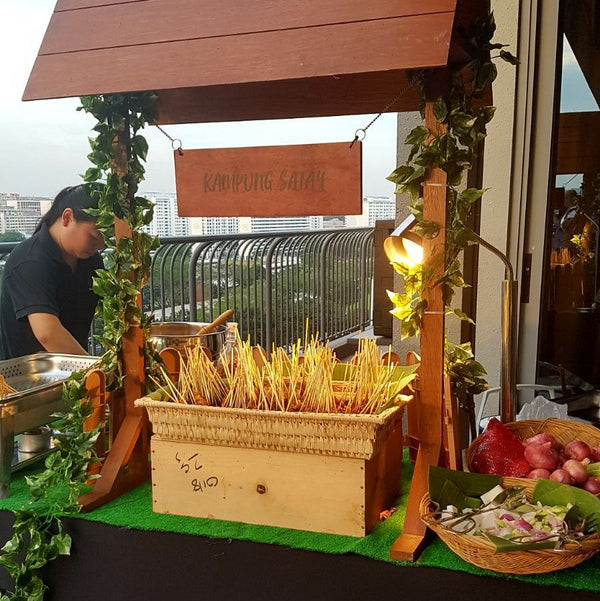 Booth - Jumbo Mixed Satay Service KampungTimes Catering, by EZBBQ 
