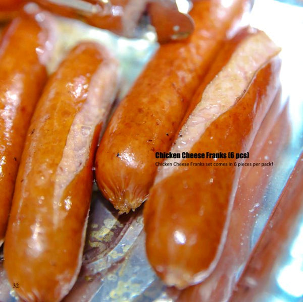 5" Chicken Cheese Franks (6 pcs)