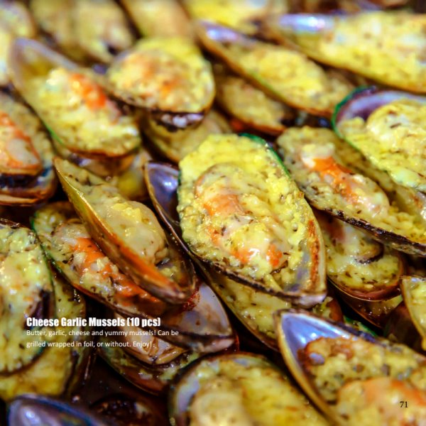 Garlic Cheese Mussels (10 pcs) Seafood EZBBQ - BBQ Wholesale & BBQ Catering Singapore 