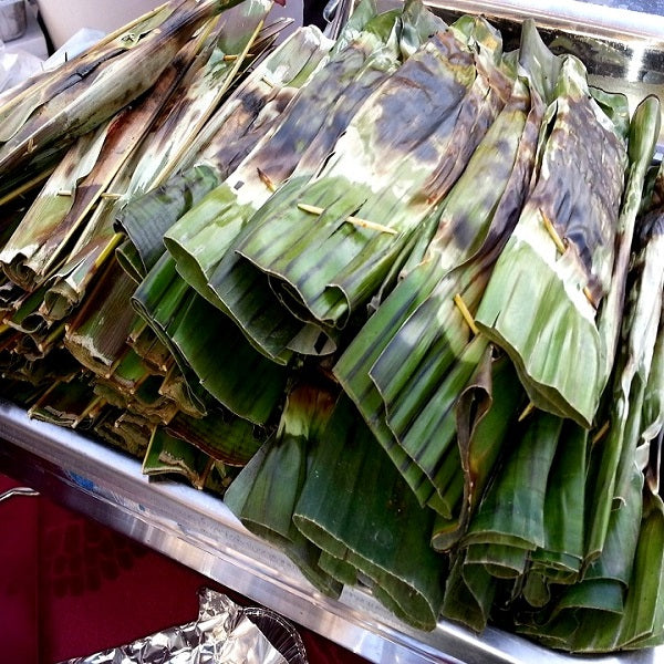 Cooked Banana Leaf Otak (10 pcs) Side Dishes EZBBQ - BBQ Wholesale & Events BBQ Catering 