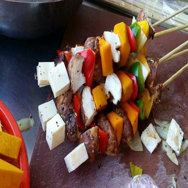 Vegetarian Sticks (6 sticks) Vegetarian EZBBQ - BBQ Wholesale & Events BBQ Catering 