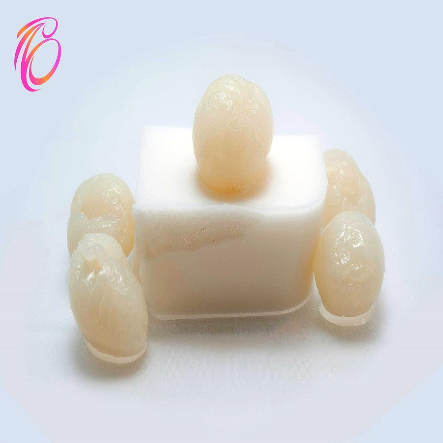 Iced Longan in Almond Jelly