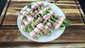 Asparagus in Turkey Bacon (10 sticks)