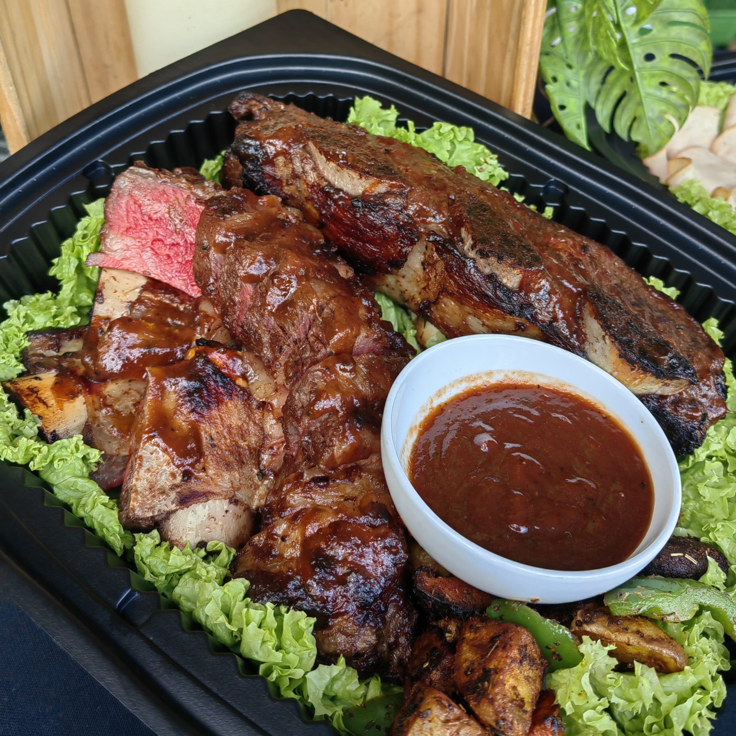 Beef Short Ribs w/ Root Vegetables (Platter)